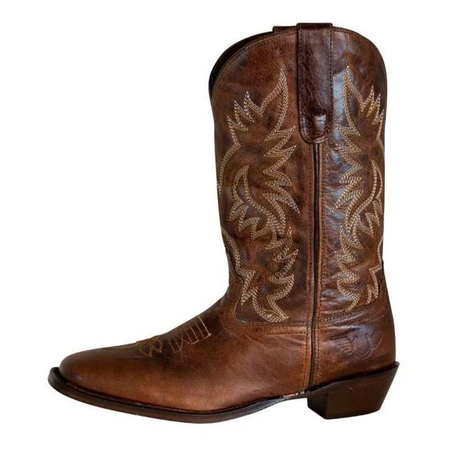 TuffRider Women Moran Leather Square Toe Western Boots - Image 2