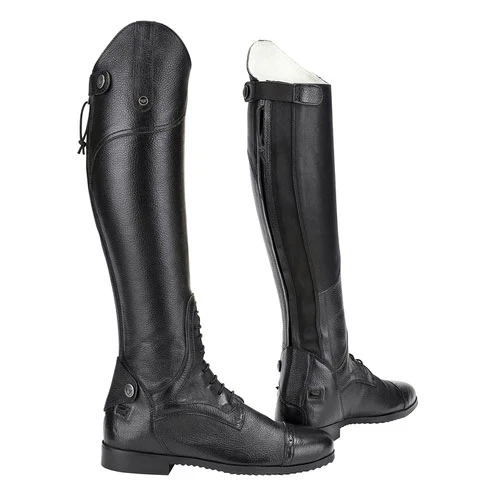 TuffRider Women Leather Back Zipper Olympia Field Boots - Image 5