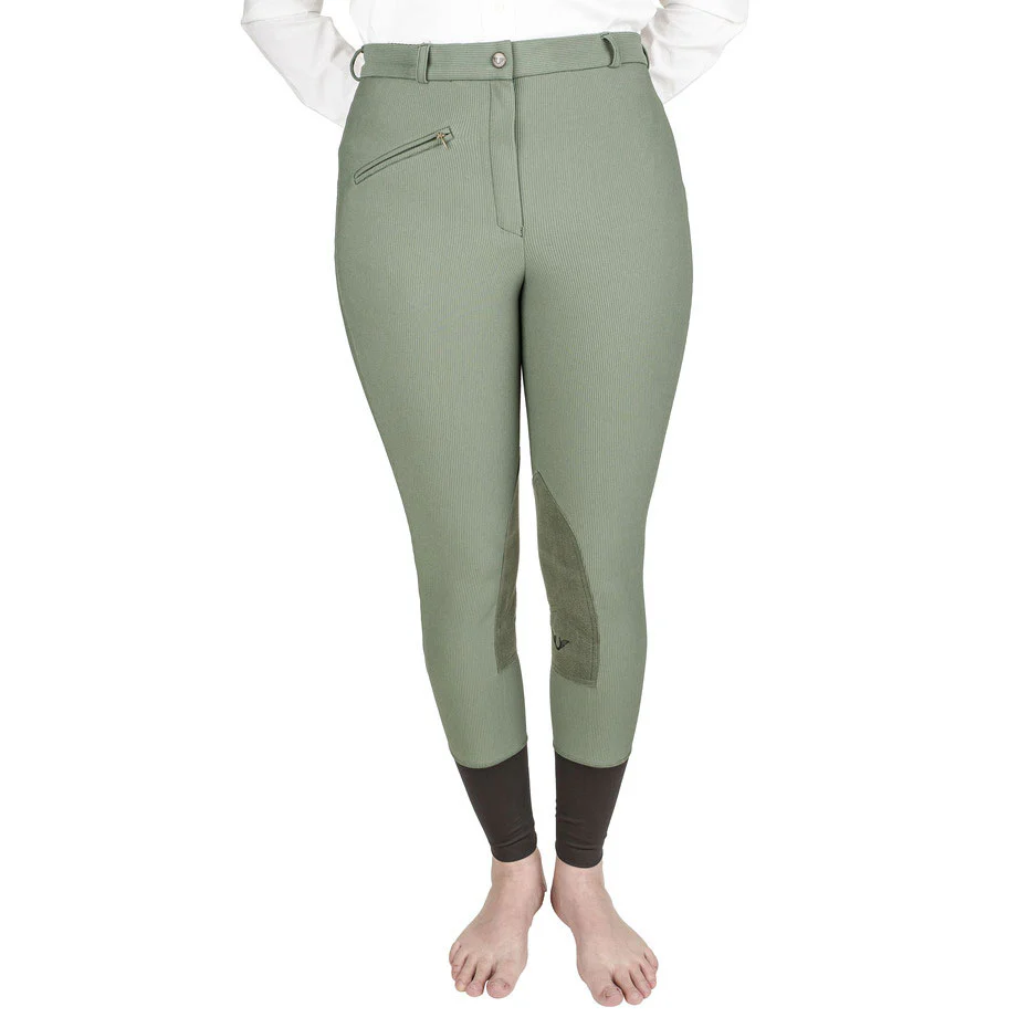 TuffRider Ladies Ribb Knee Patch Breeches - Image 15