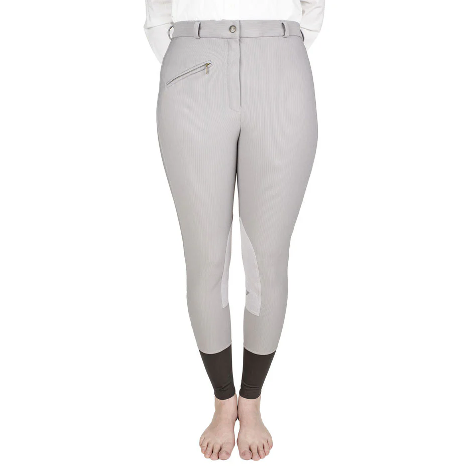 TuffRider Ladies Ribb Knee Patch Breeches - Image 18