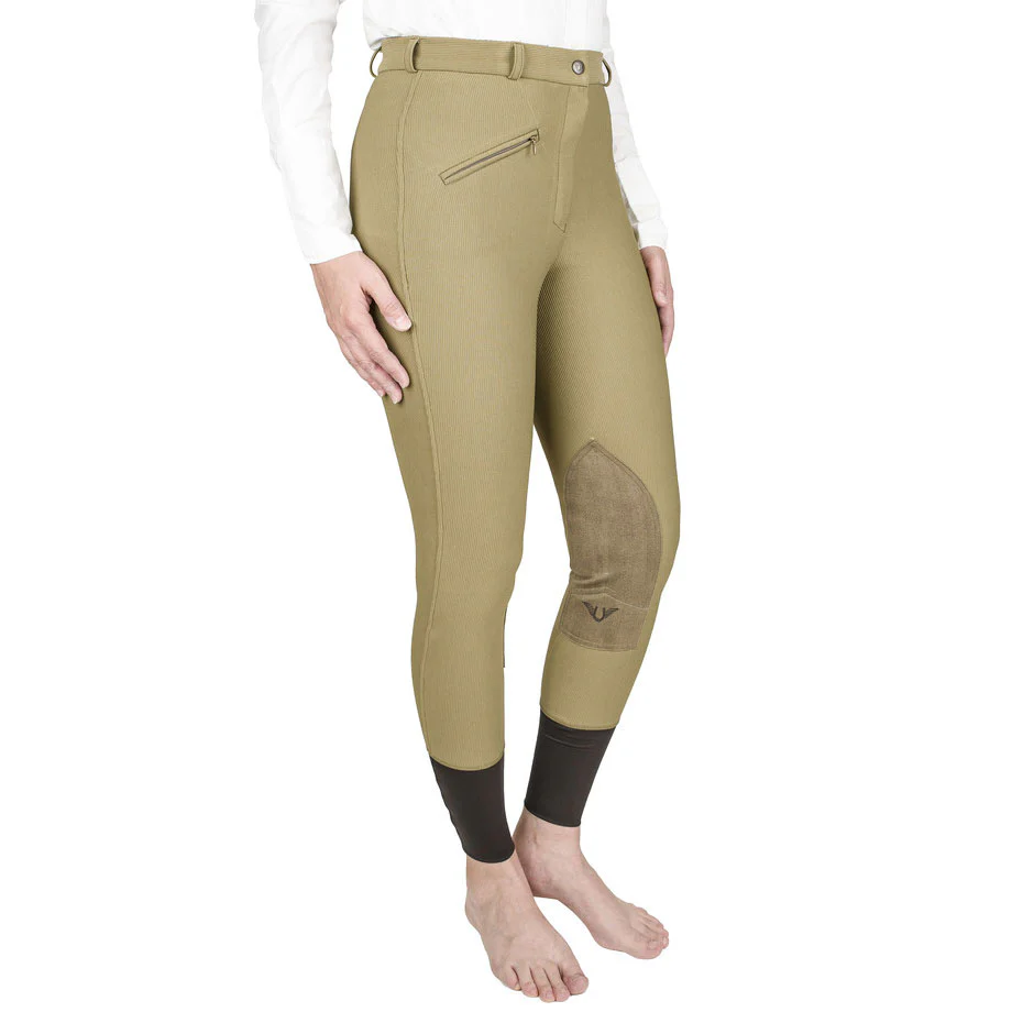 TuffRider Ladies Ribb Knee Patch Breeches - Image 2