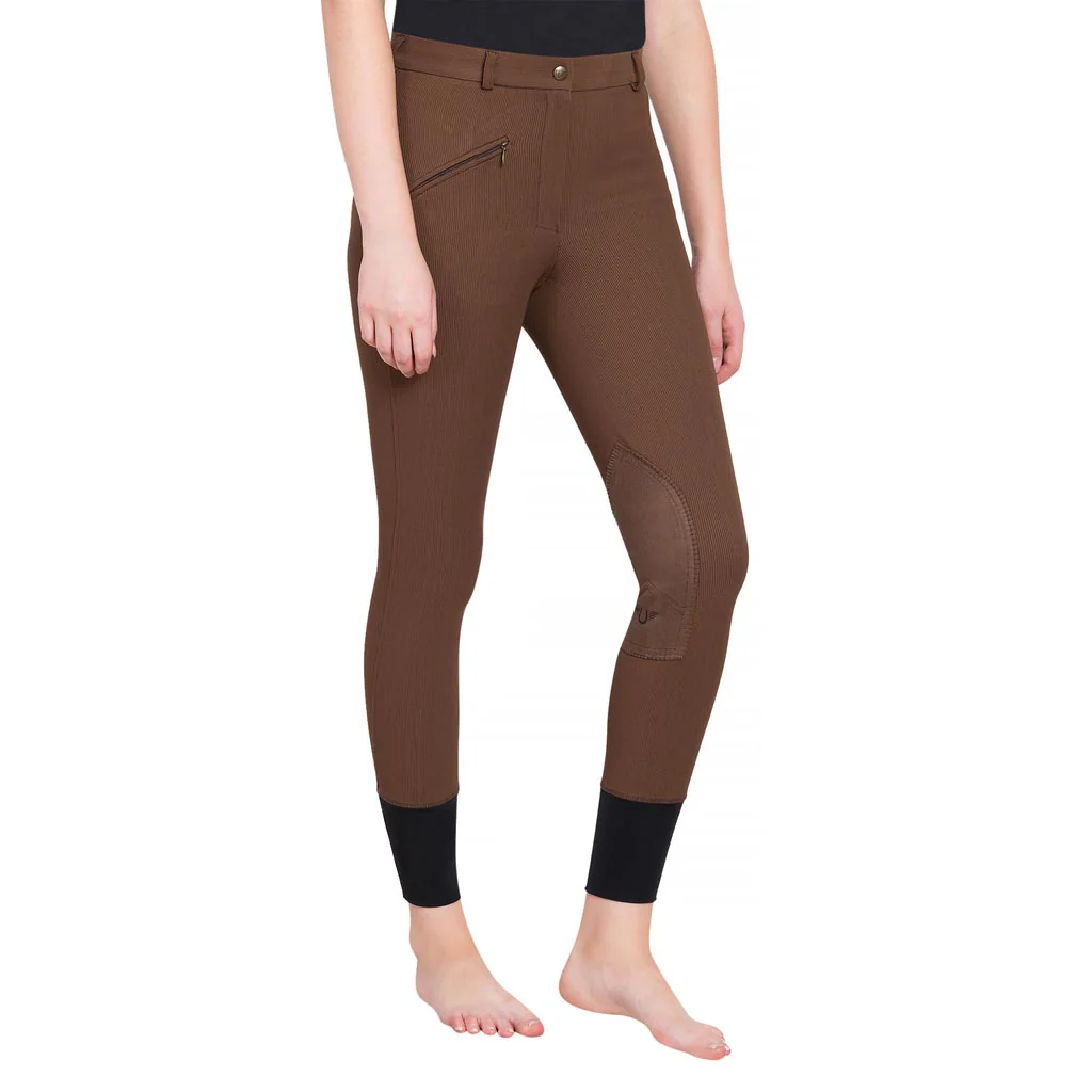 TuffRider Ladies Ribb Knee Patch Breeches - Image 8