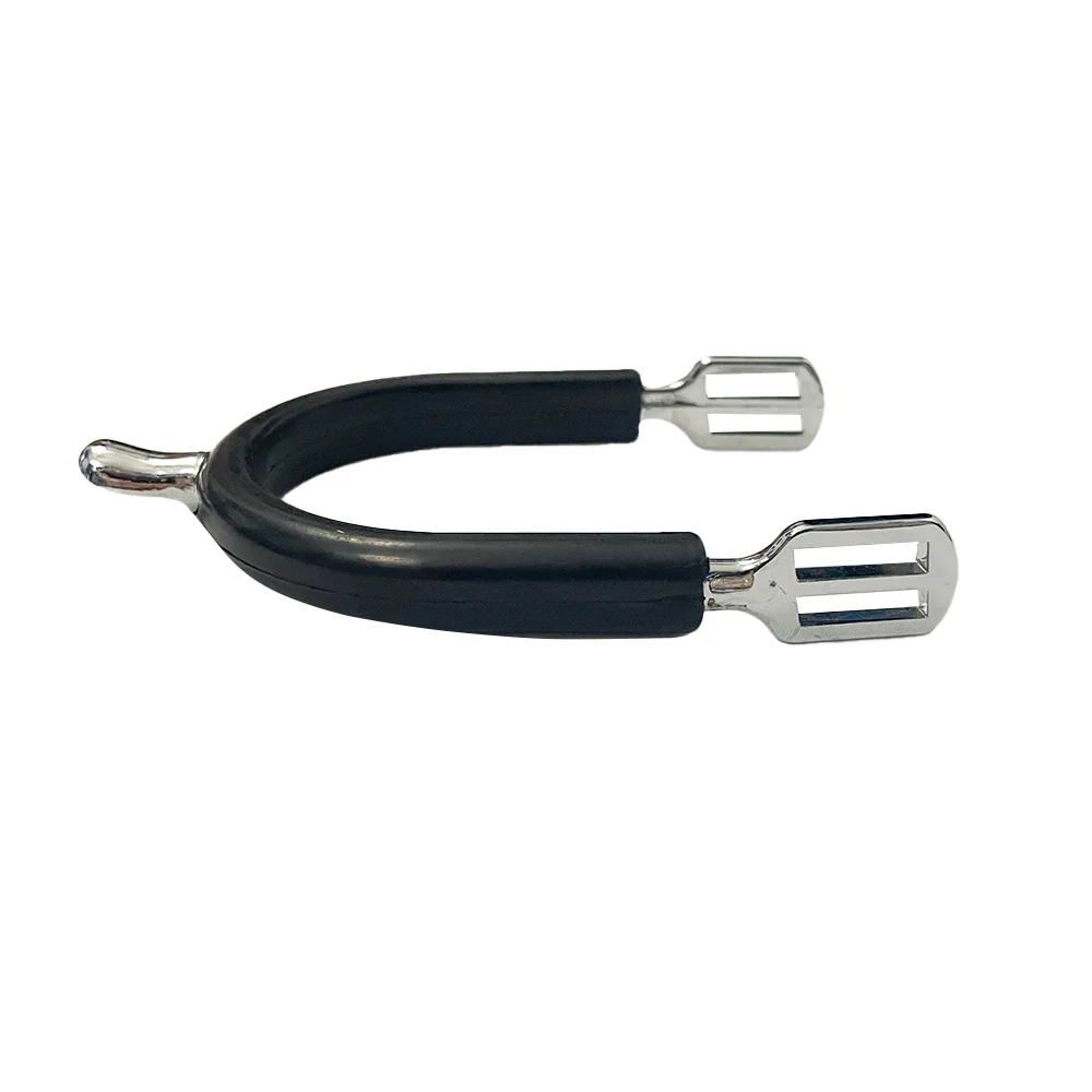 TuffRider Rubber Covered Spurs With Strap- 20mm