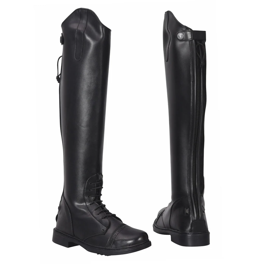 TuffRider Ladies Starter Back Zip Field Boots in Synthetic Leather - Image 2