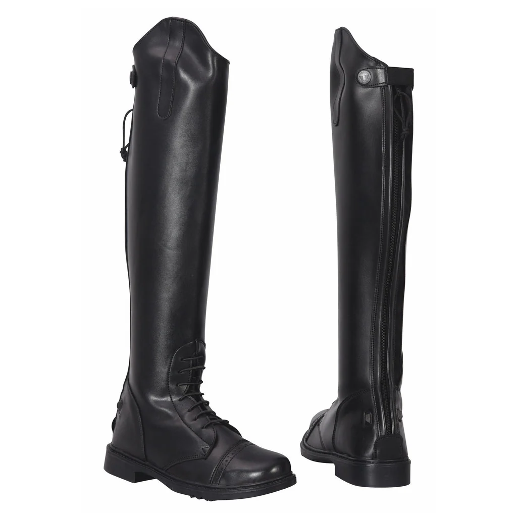 TuffRider Ladies Starter Back Zip Field Boots in Synthetic Leather - Image 4