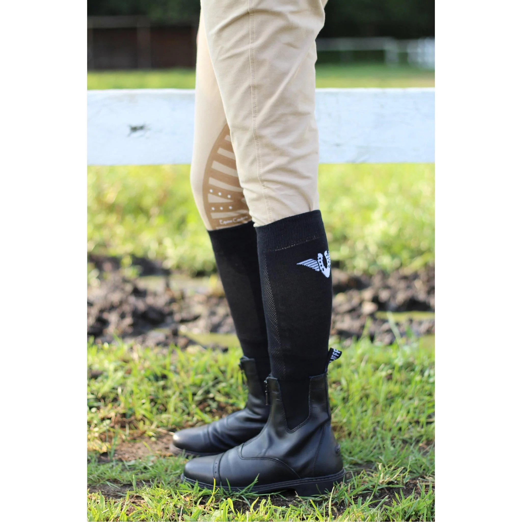 TuffRider Women Starter Synthetic Leather Front Zipper Paddock Boots - Image 3