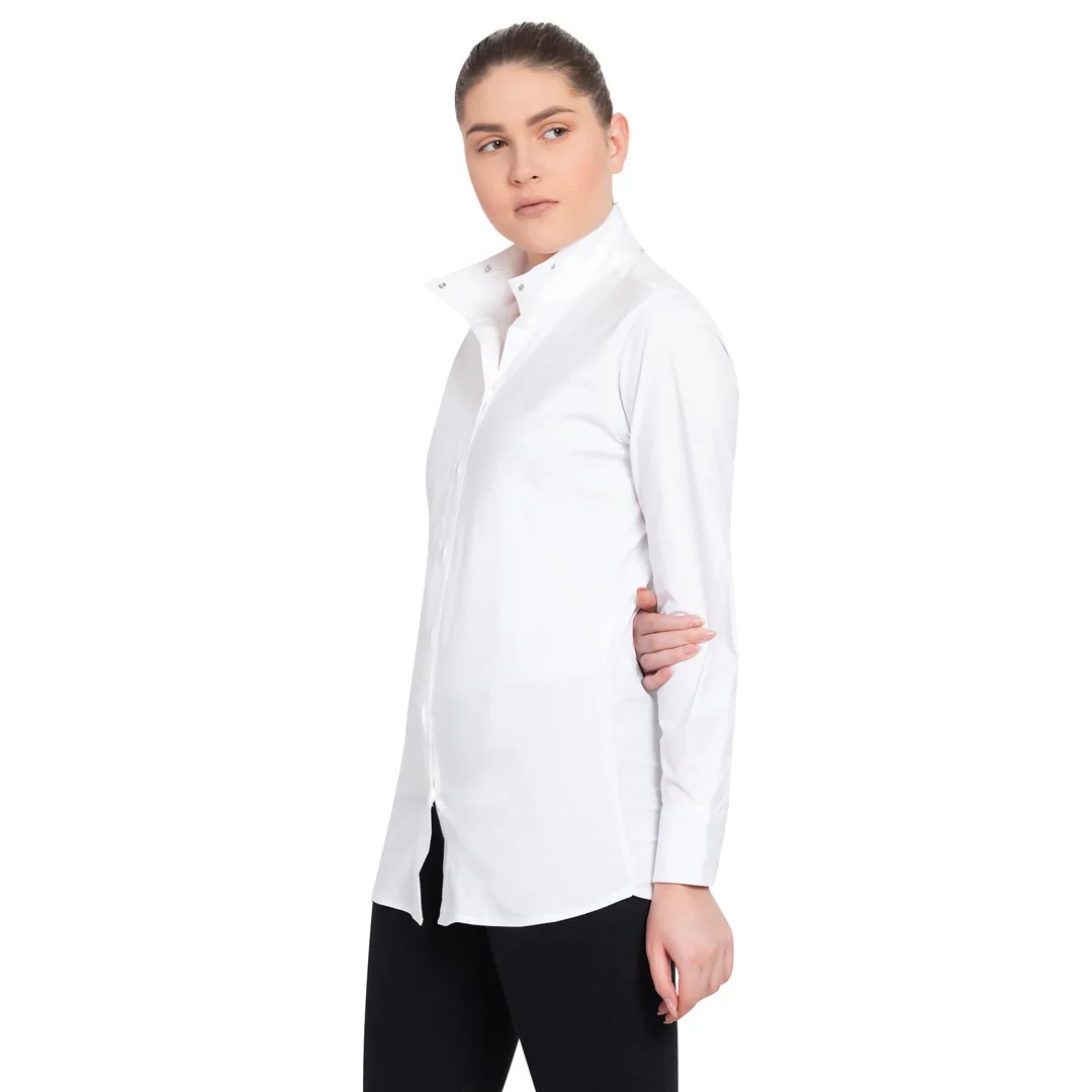TuffRider Ladies Starter Long Sleeve Show Shirt - Image 2
