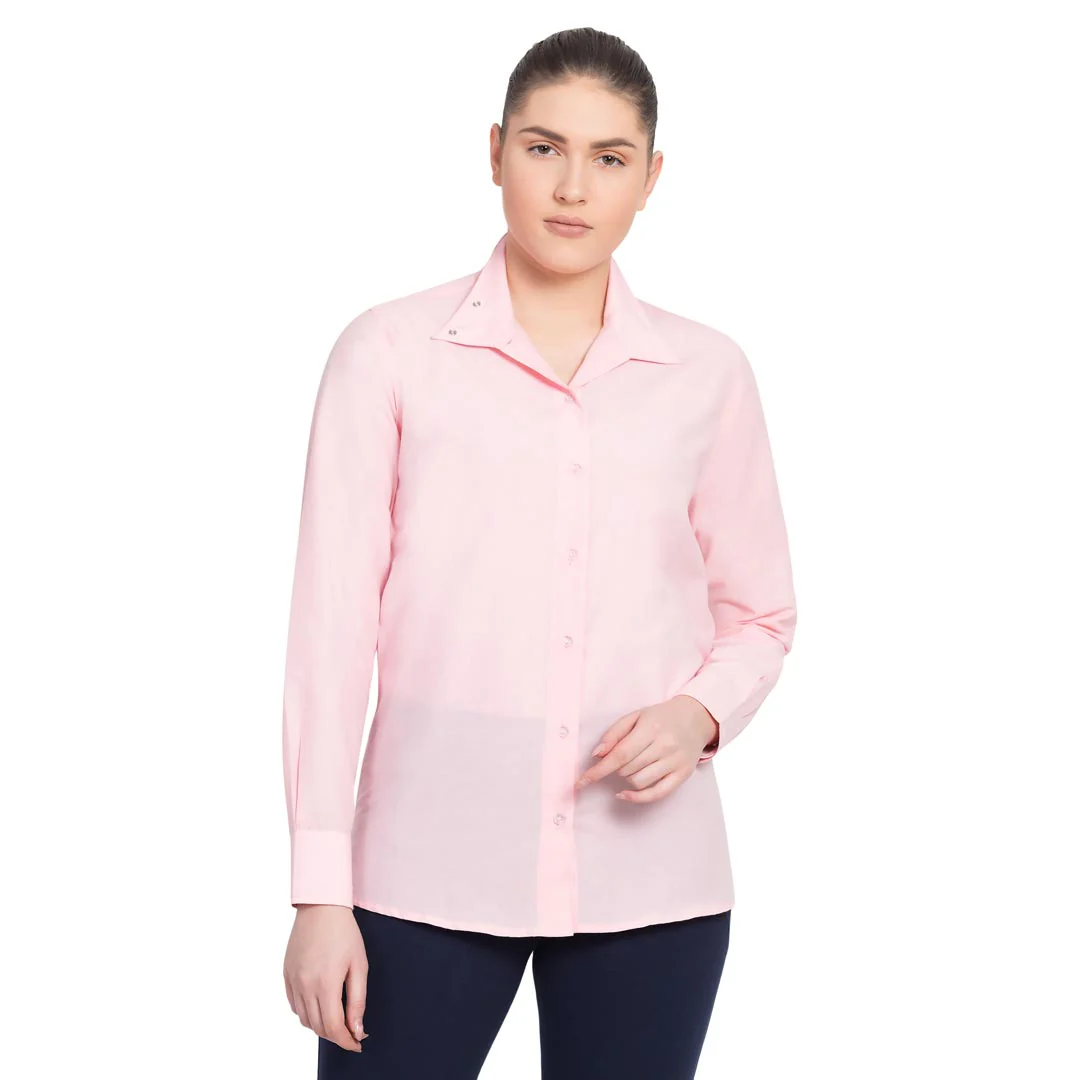 TuffRider Ladies Starter Long Sleeve Show Shirt - Image 4