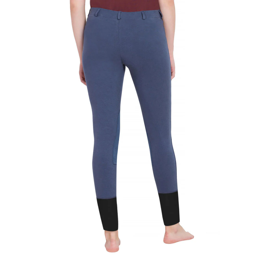 TuffRider Ladies Starter Lowrise Pull-On Knee Patch Breeches - Image 16