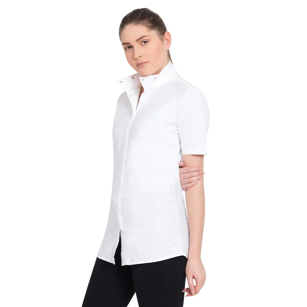 TuffRider Ladies Starter Short Sleeve Show Shirt - Image 2