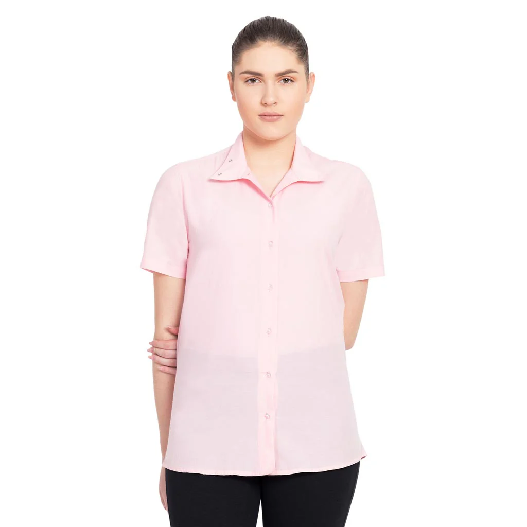 TuffRider Ladies Starter Short Sleeve Show Shirt - Image 3