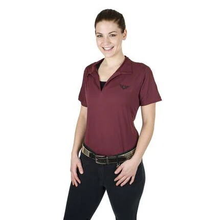 TuffRider Ladies Taylor Short Sleeve Polo - Image 3