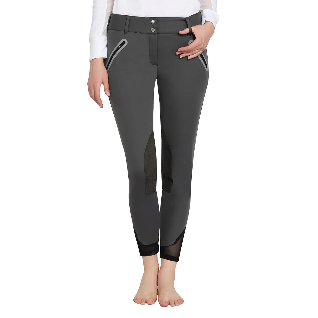 TuffRider LADIES YETI SOFT SHELL KNEE PATCH BREECHES - Image 2