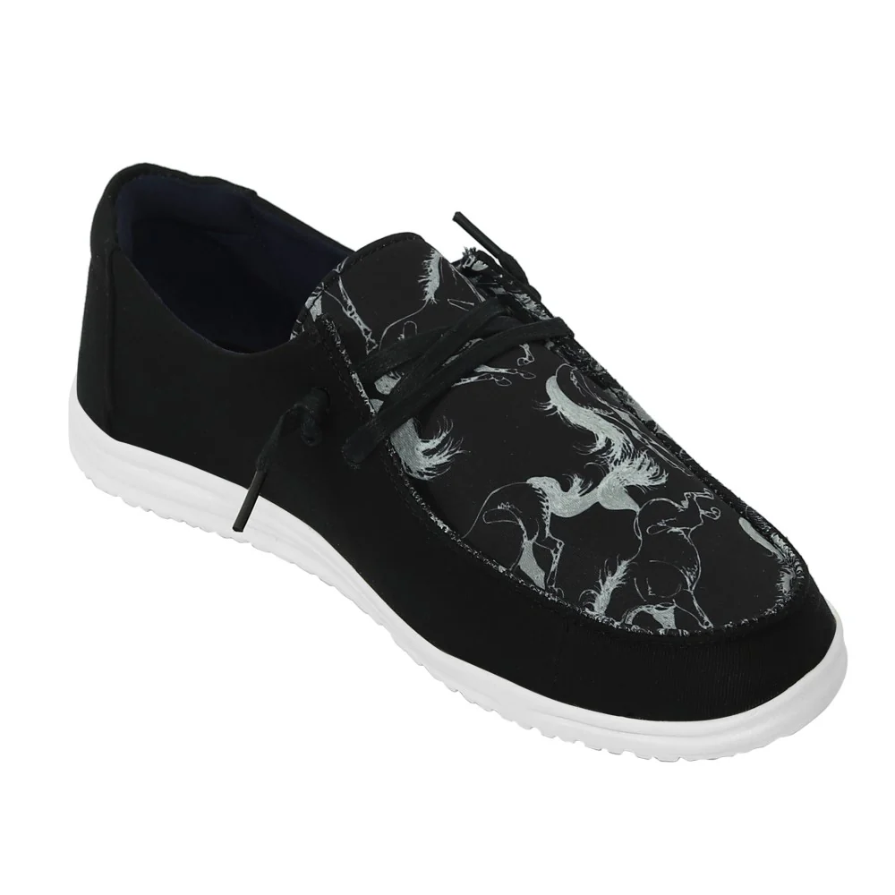 TuffRider Women Linear Horses Sneaker - Image 2