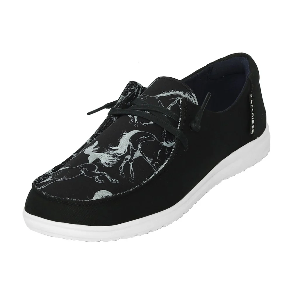 TuffRider Women Linear Horses Sneaker - Image 3