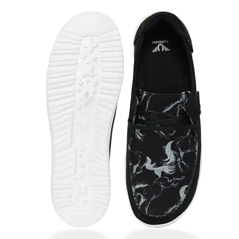 TuffRider Women Linear Horses Sneaker - Image 6