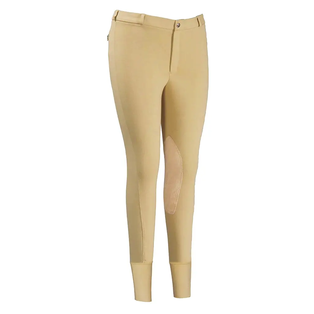 TuffRider Men's Cotton Knee Patch Breeches - Image 2