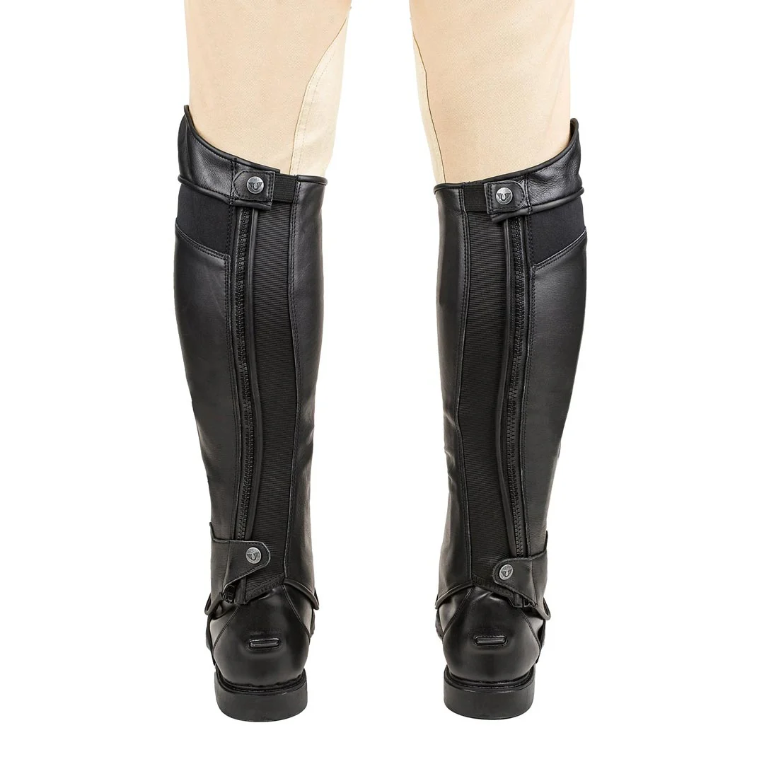 TuffRider Men's Derby Leather Half Chaps - Image 3