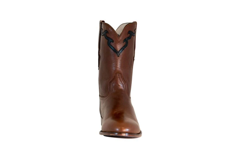 TuffRider Men's El Paso Leather Embroidered Round Toe Western Boots - Image 18