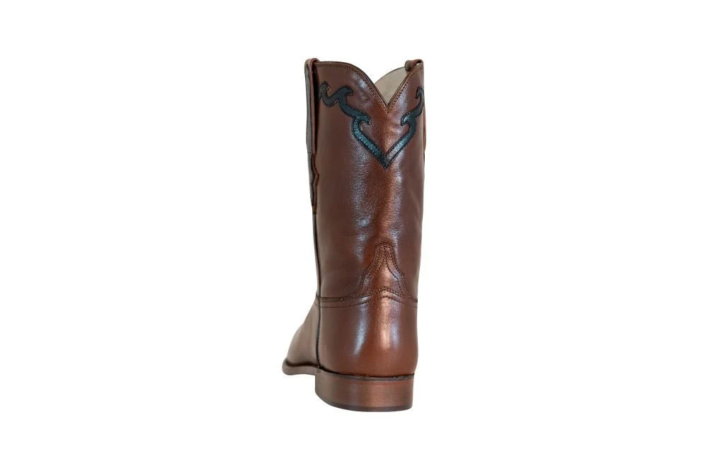 TuffRider Men's El Paso Leather Embroidered Round Toe Western Boots - Image 20