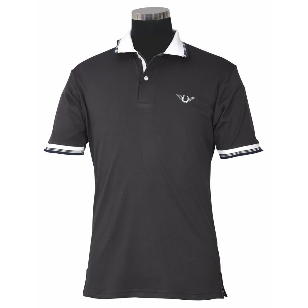 TuffRider Men's Mark Short Sleeve Polo Sport Shirt - Image 3
