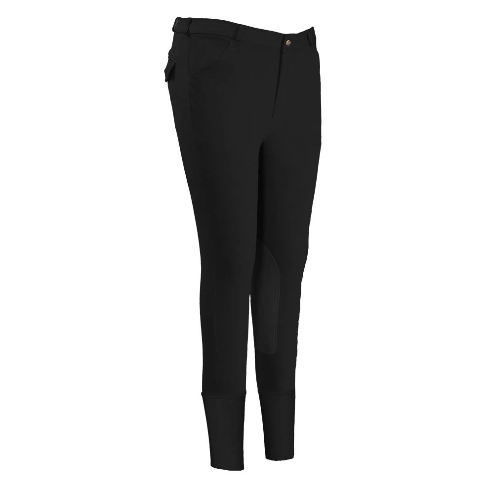 TuffRider Men's Micro Cord Patrol Knee Patch Breeches - Image 8