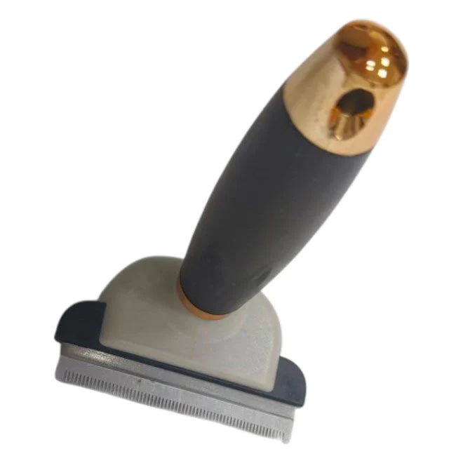 Tuffrider Metal Blade Moulting Comb with Soft Gel Grip - Image 2