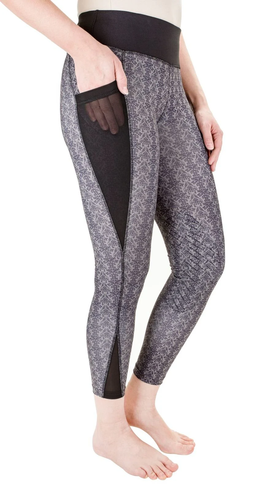 TuffRider Minerva Damask Tights - Image 3