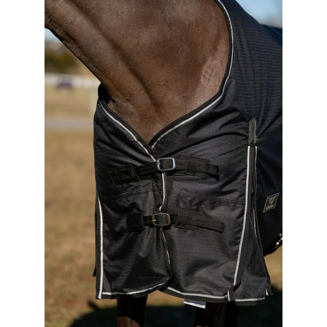 TuffRider 600 D Ripstop Standard Neck Light Weight Turnout Blanket with 100 GSM Fill - Image 11