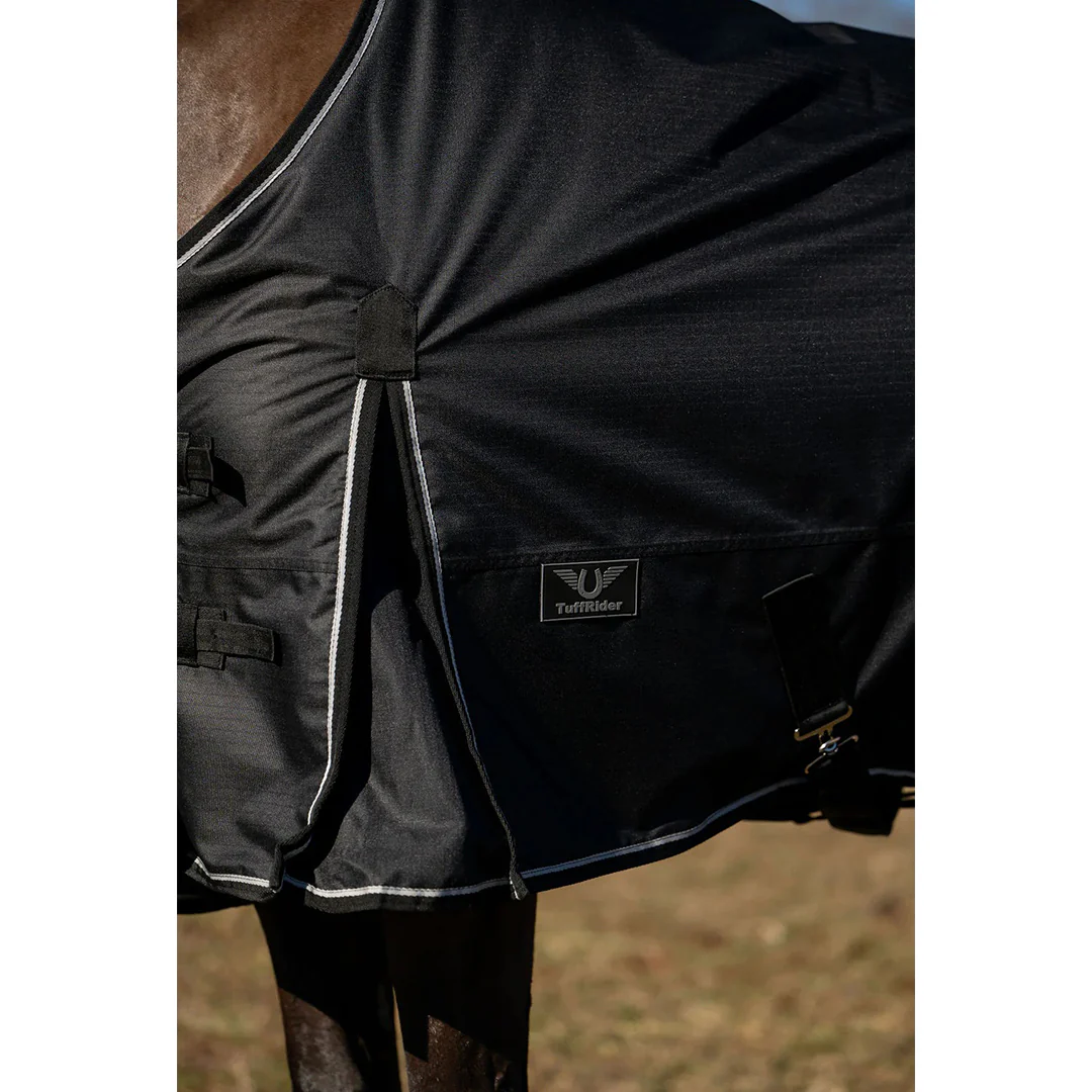 TuffRider 600 D Ripstop Standard Neck Light Weight Turnout Blanket with 100 GSM Fill - Image 12