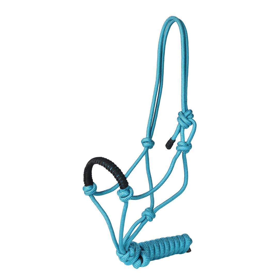 TuffRider Rugged Rope Halter Braided Noseband with matching lead - Image 3