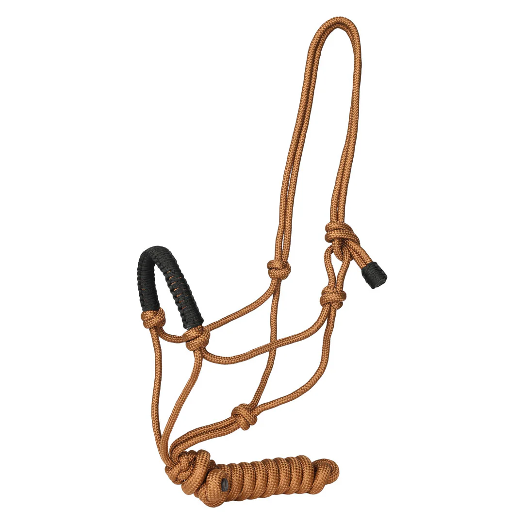 TuffRider Rugged Rope Halter Braided Noseband with matching lead - Image 5