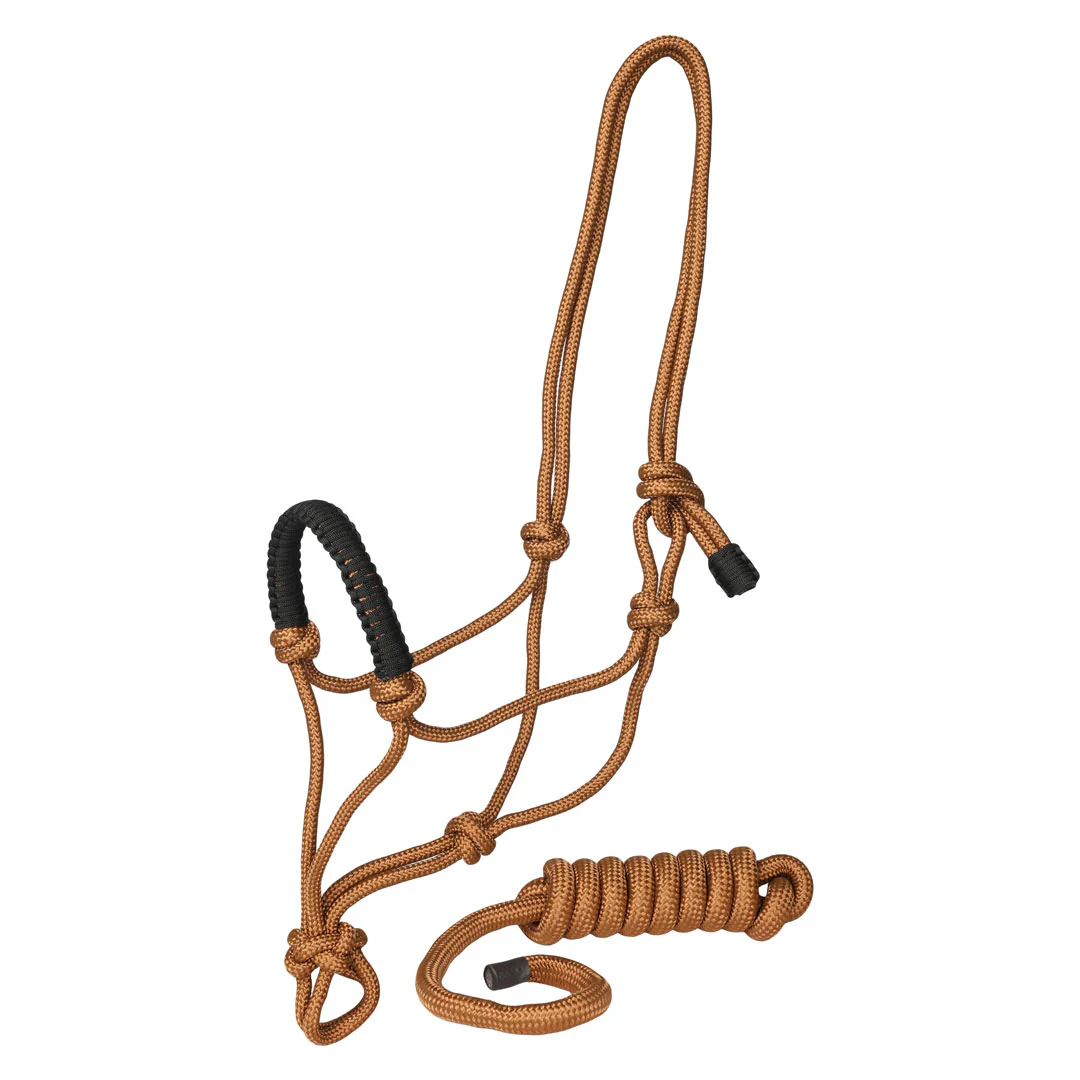 TuffRider Rugged Rope Halter Braided Noseband with matching lead - Image 6