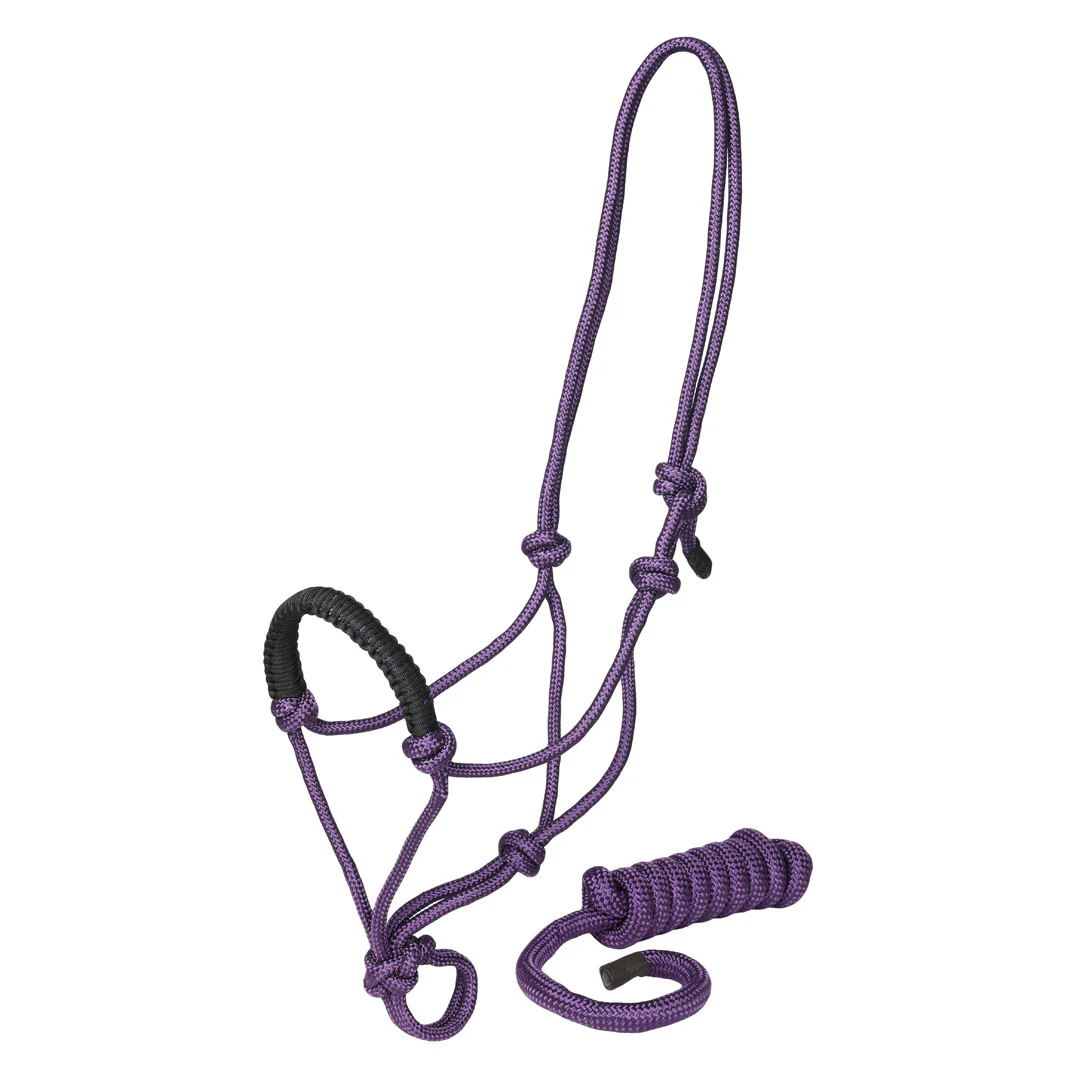TuffRider Rugged Rope Halter Braided Noseband with matching lead - Image 8