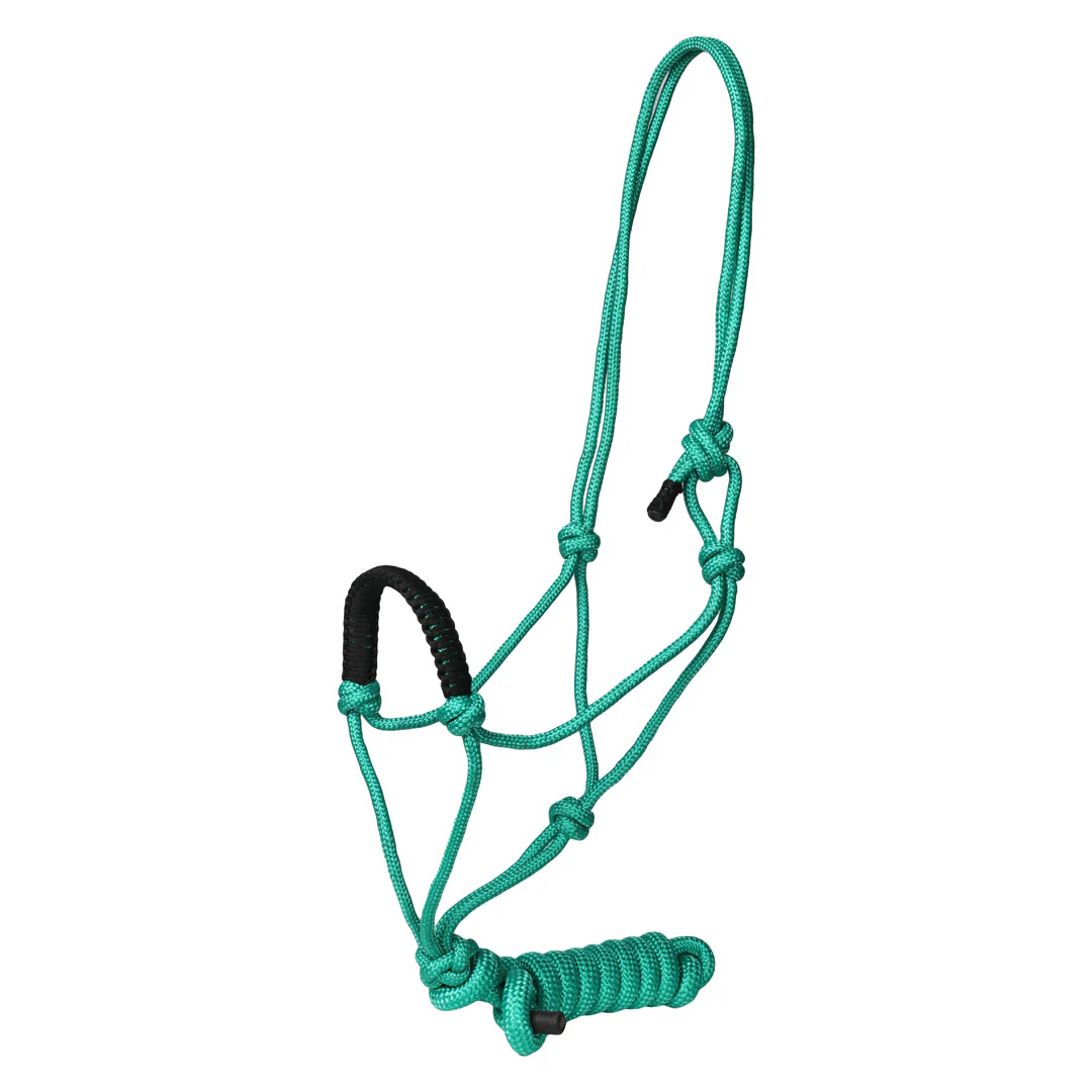 TuffRider Rugged Rope Halter Braided Noseband with matching lead - Image 9