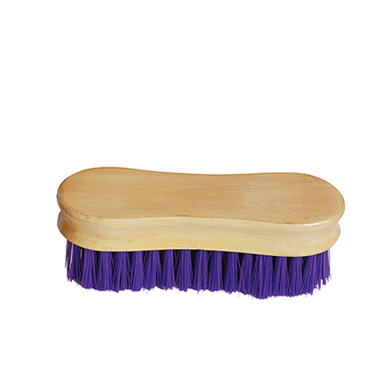 TuffRider Stiff Face Brush With Wooden Grip - Image 4