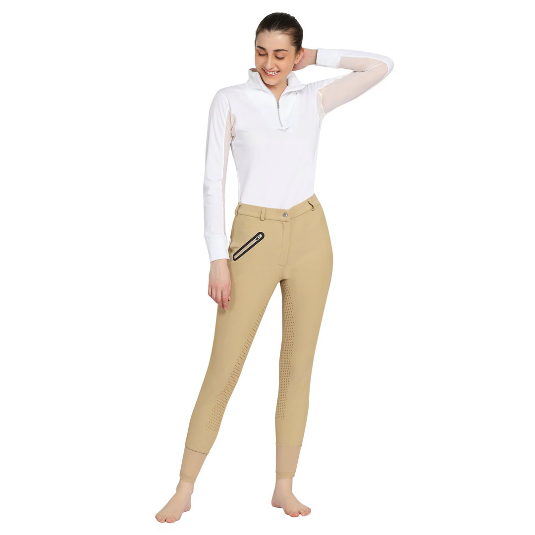 TuffRider Tiffany Ribbed Breech With Silicone Full Seat - Image 6