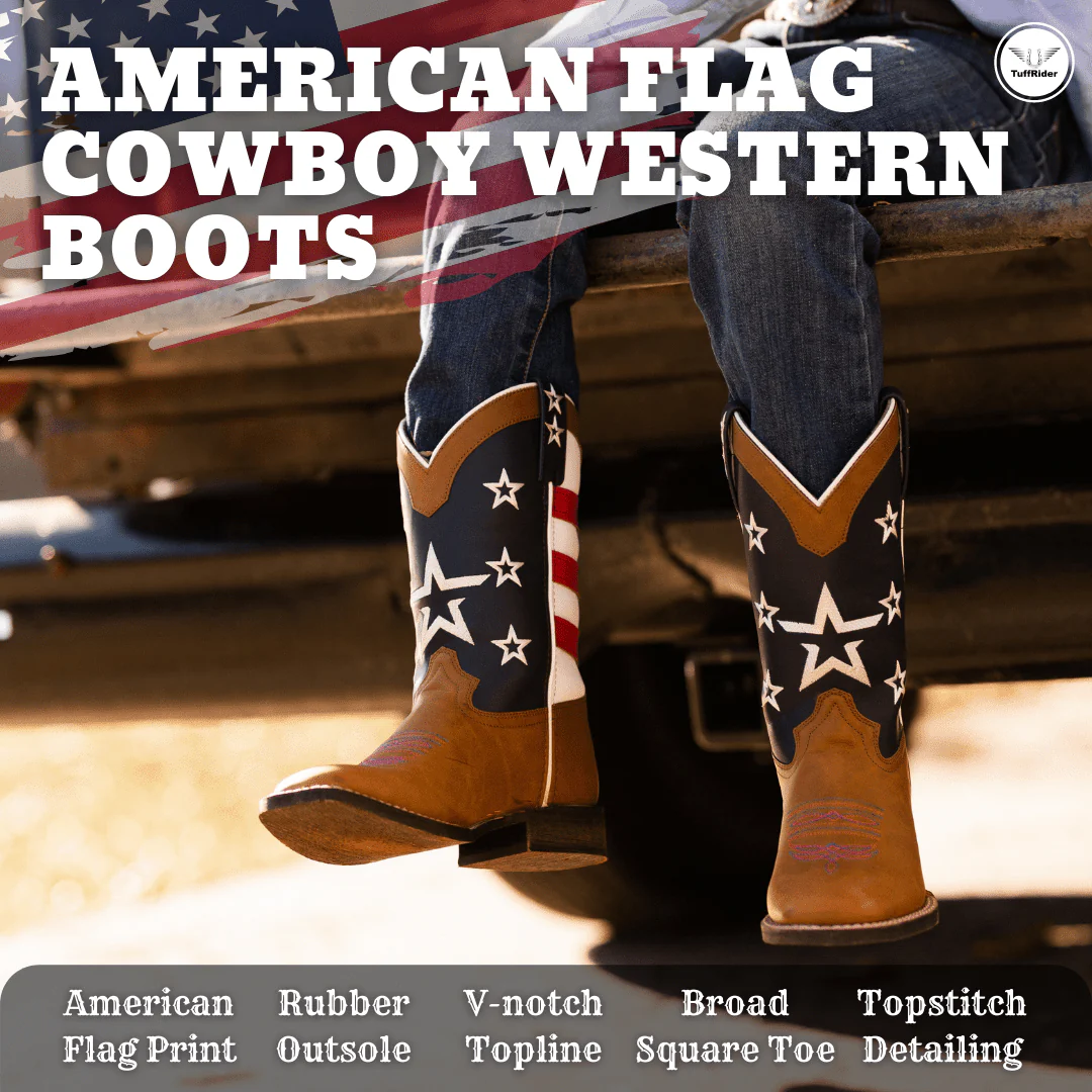 TuffRider Toddler American Cowboy Western Boot - Image 6