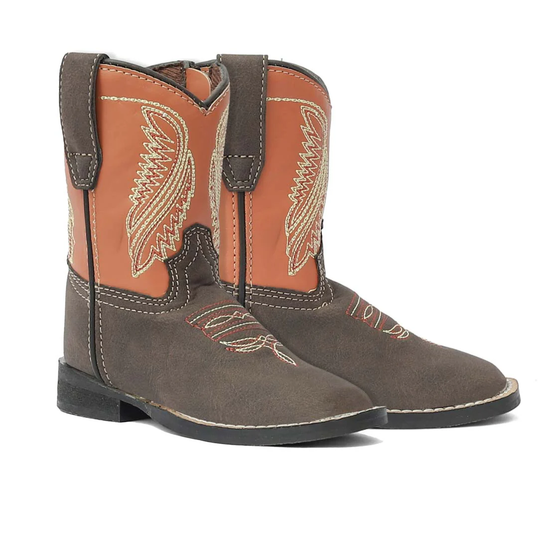 TuffRider Toddler Big Bend Rounded Toe Western Boot - Image 2