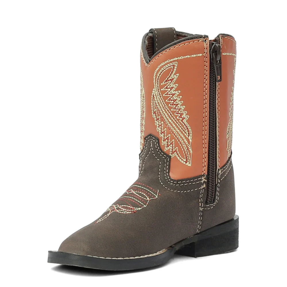 TuffRider Toddler Big Bend Rounded Toe Western Boot - Image 4