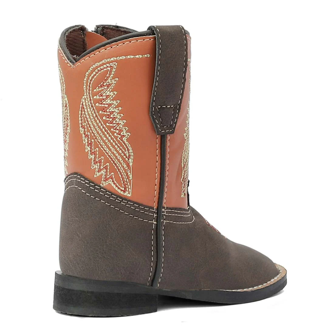 TuffRider Toddler Big Bend Rounded Toe Western Boot - Image 5