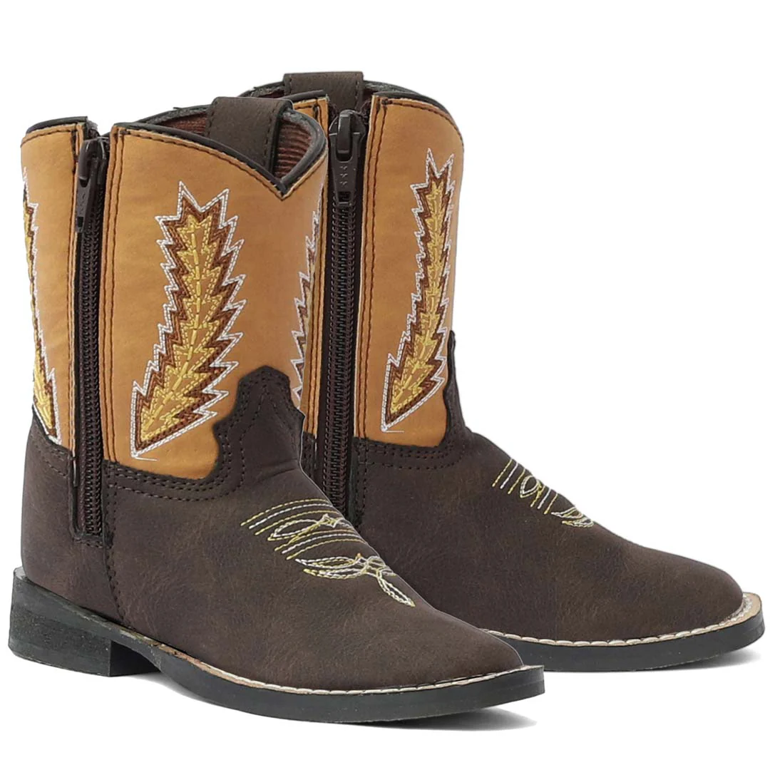 TuffRider Toddler Biscayne Square Toe Western Boot - Image 2