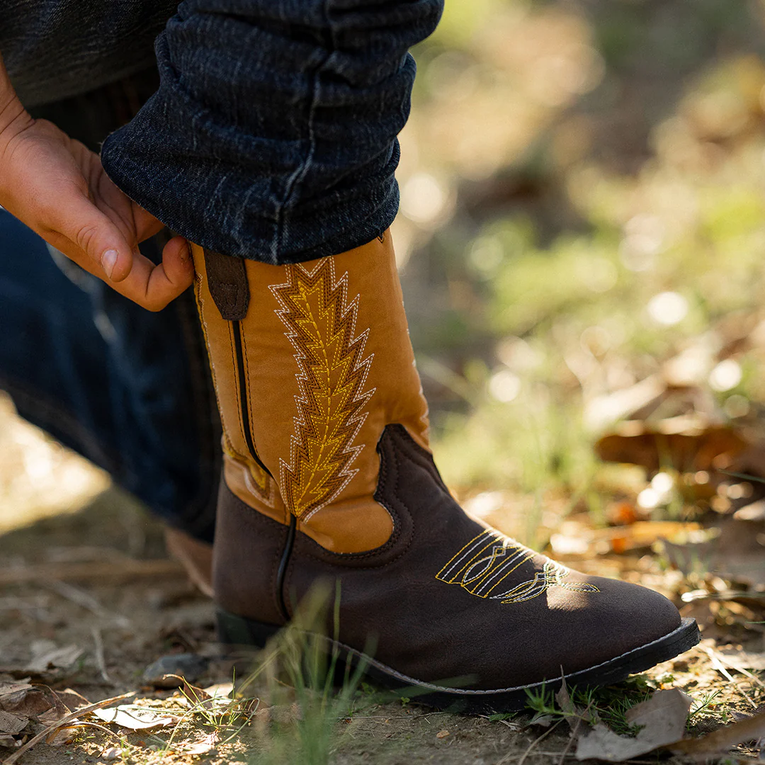 TuffRider Toddler Biscayne Square Toe Western Boot - Image 3