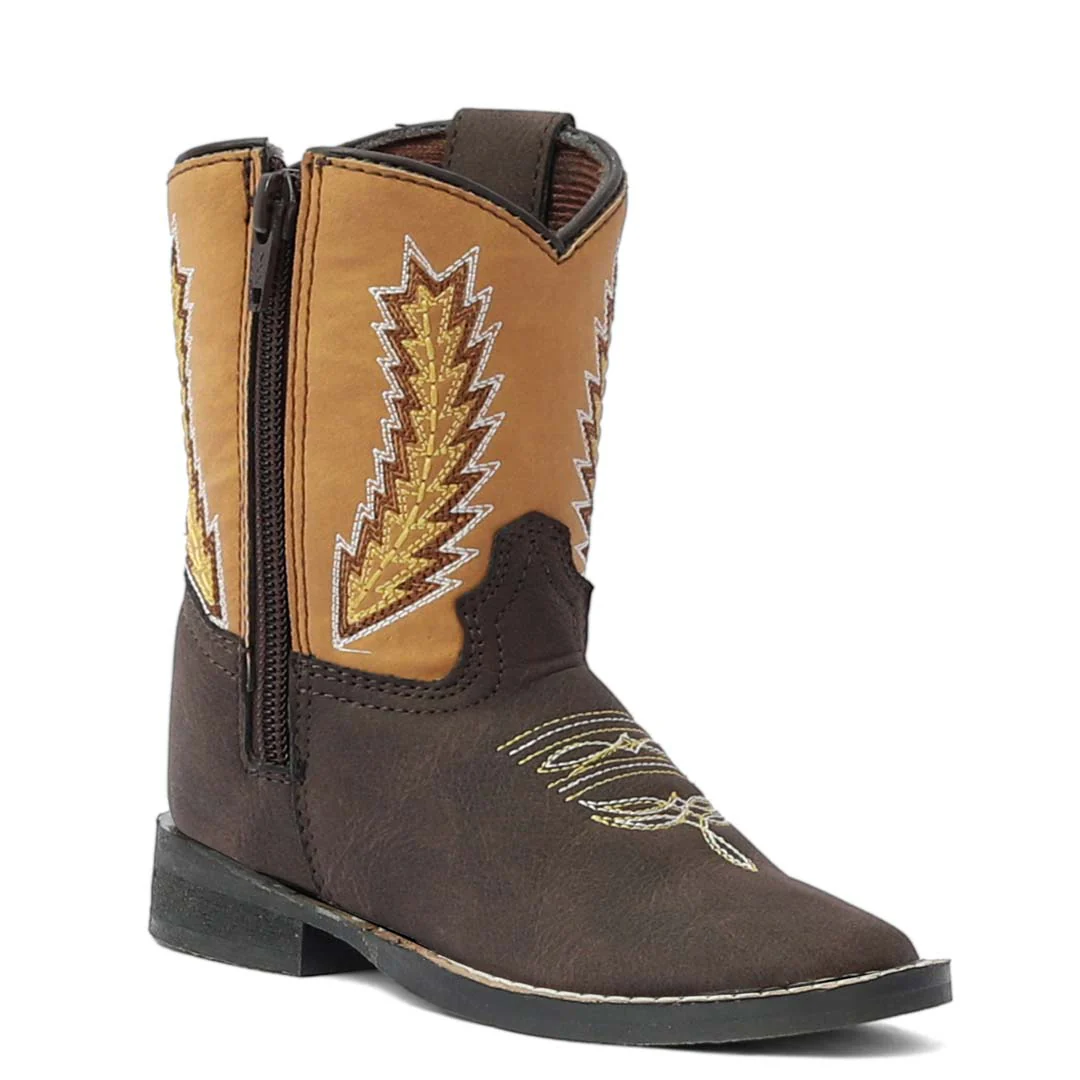TuffRider Toddler Biscayne Square Toe Western Boot - Image 4