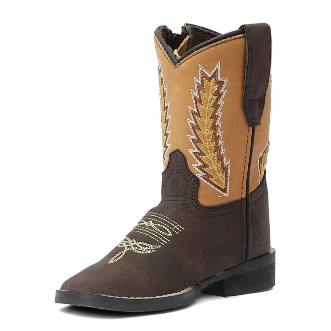 TuffRider Toddler Biscayne Square Toe Western Boot - Image 5