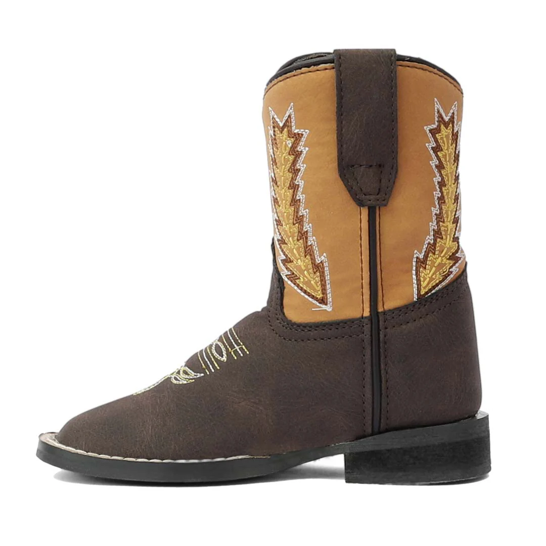 TuffRider Toddler Biscayne Square Toe Western Boot - Image 7