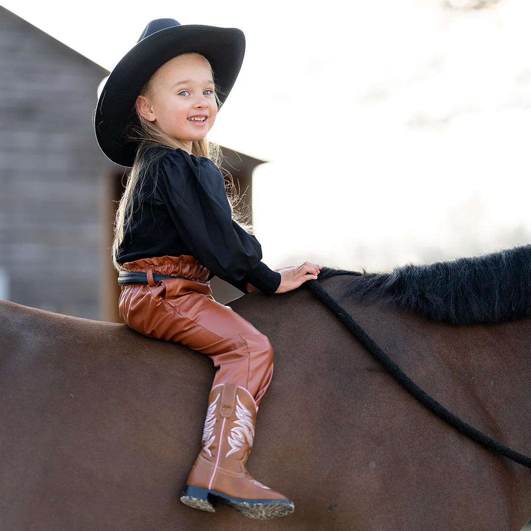 TuffRider Toddler Channel Islands Square Toe Western Boot - Image 3