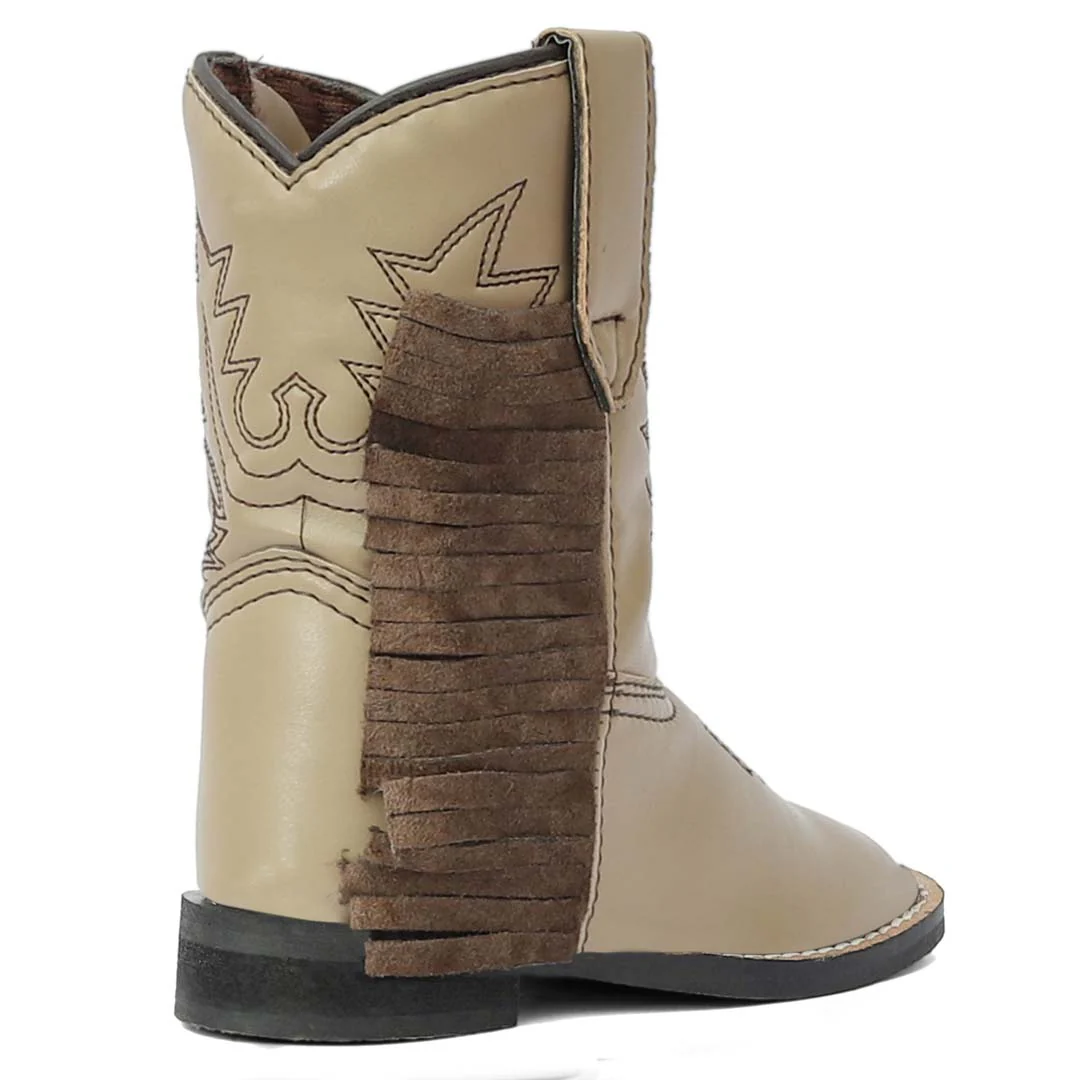 TuffRider Toddler Tan Fringe Bootie - Image 5