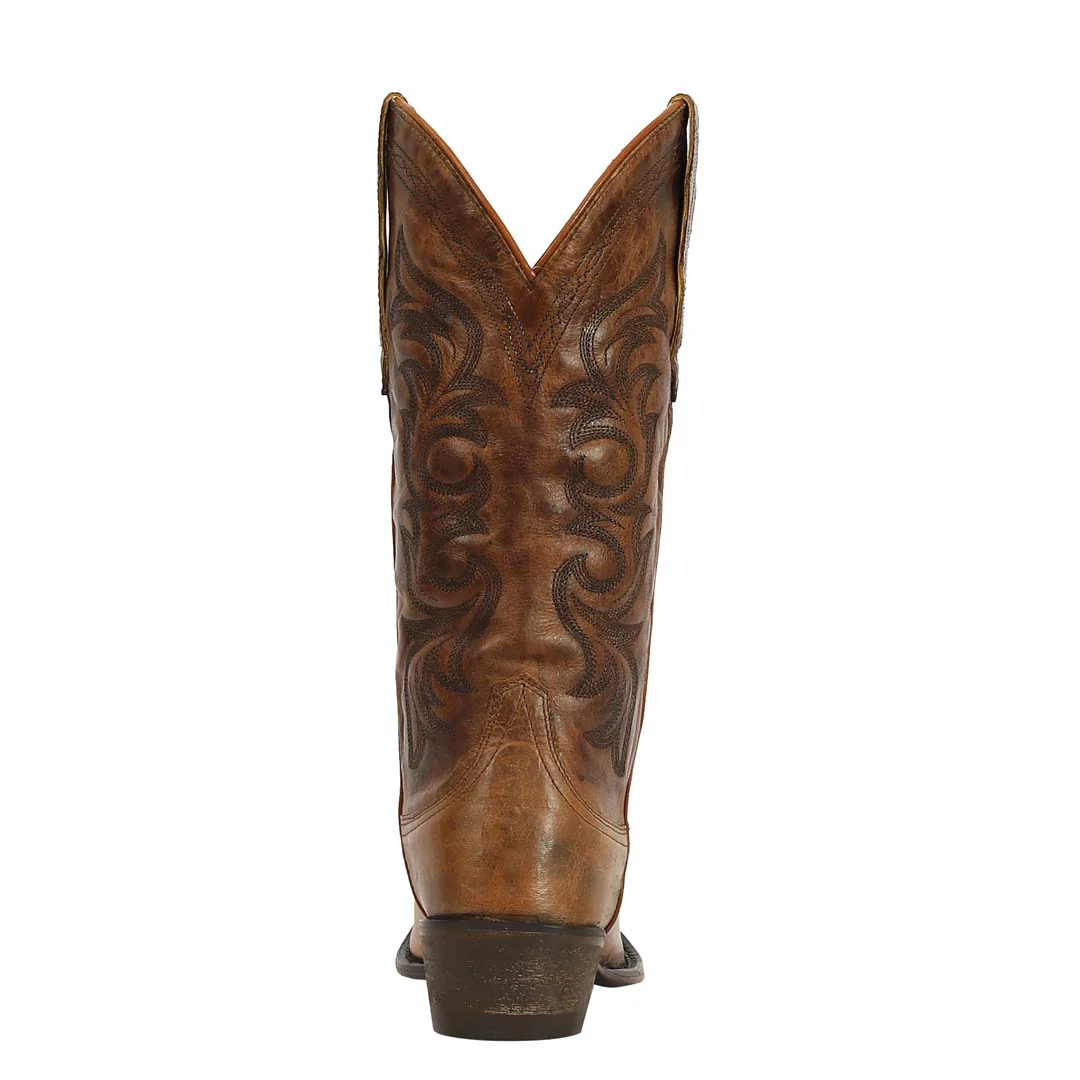 TuffRider Women Cowtown Mid Height Embroidered Leather Snip Toe Western Boots - Image 5