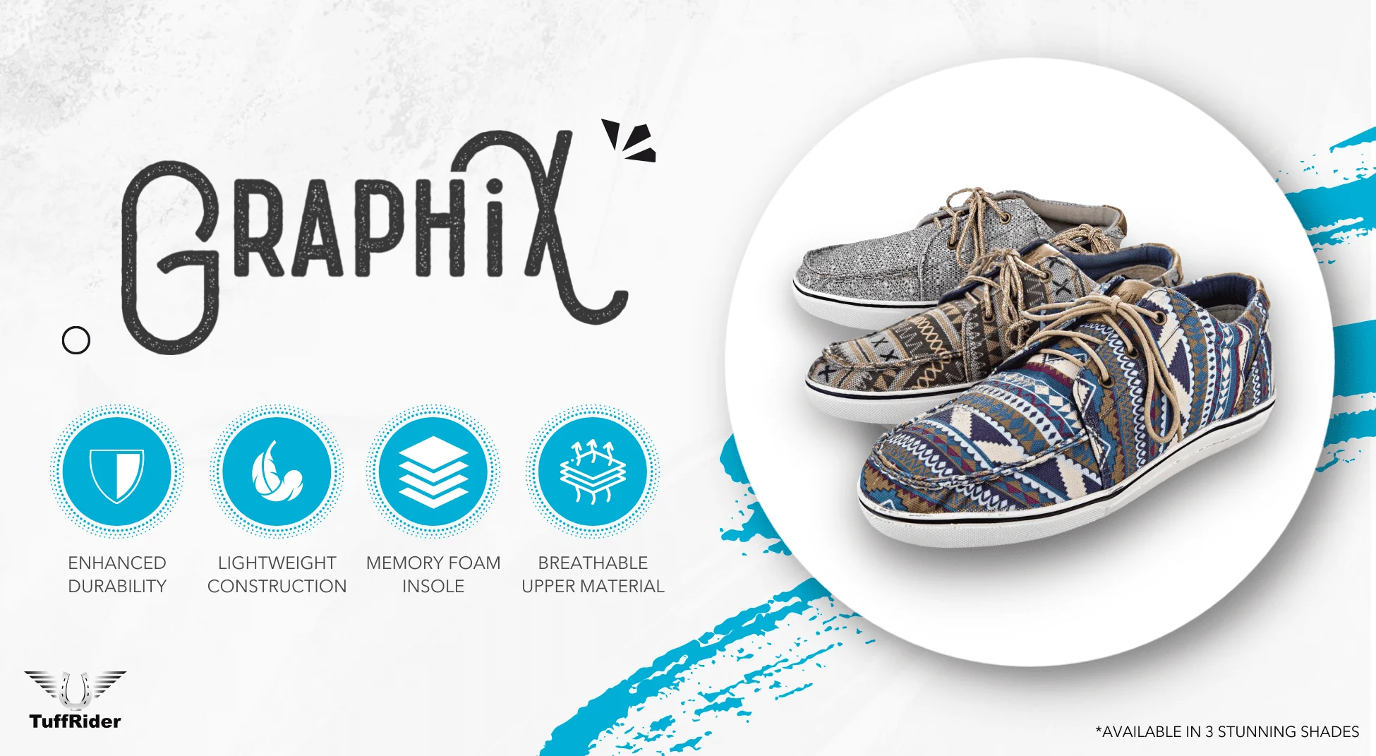 TuffRider Women Lace-Up Canvas Graphix Shoes - Image 11
